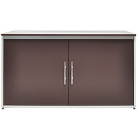 足立製作所 ガルバ・ボンデ鋼板 屋外ゴミ収納庫【幅125cm/天板・前扉開閉】/ブラウン 1156BR 1個（直送品）