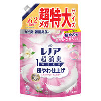 レノア 超消臭1WEEK 極やわ仕上げふんわりブロッサム 詰め替え 超メガ特大 1900mL 1セット（1個×6） 柔軟剤 P＆G