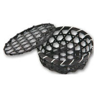 アサヒグリーン 装飾品 六ッ目丸平フタ付 BK 13 3561 1ケース(550個(1個×550))（直送品）