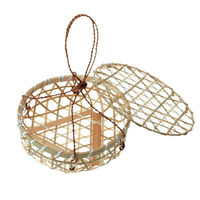 アサヒグリーン 装飾品 六ッ目 丸平フタ付(M) 3132 1ケース(100個(1個×100))（直送品）