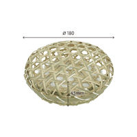 アサヒグリーン 竹かご 2色丸篭被せフタ付G 3642 1ケース(100個(1個×100))（直送品）