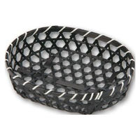 アサヒグリーン 装飾品 六ッ目 小判 BK 3424 1ケース(288個(1個×288))（直送品）