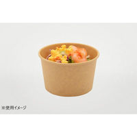 パックスタイル どんぶり容器 クラフト カップ 300ml 本体 00781547 1ケース(1000個(50個×20))（直送品）