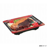 中央化学 どんぶり容器 CT活膳 19-15 夕波R-BK 身 00772361 1袋(50個)（直送品）