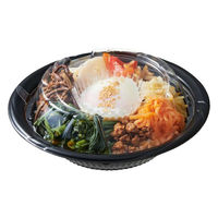 中央化学 どんぶり容器 CTいぶき丼 M17 BK 身 00643128 1袋(50個)（直送品）