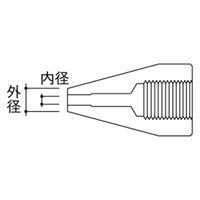 HAKKO ノズル 1.6mm 815/816用 A1502 1個（直送品）