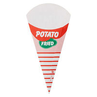 愛宝 ポテト容器 H-8-5 三角ポテト(小) 1ケース(3000個(50個×60))（直送品）