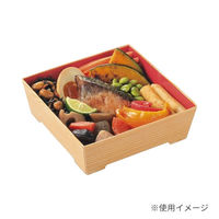 中央化学 寿司容器 SKS 13-13(43) 赤-木曽 身 00778723 1袋(25個)（直送品）