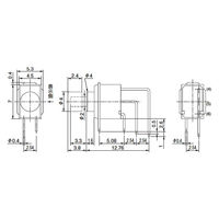 NKKスイッチズ 押しボタンスイッチ ON-(ON)単極双投 GB-15AV 1個（直送品）