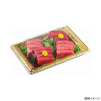 中央化学 刺身容器 CF宴角 27-18 煌々G-BK 身 00763983 1袋(20個)（直送品）