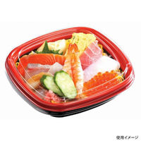 中央化学 寿司桶 HS 桶 K160 花泉-BK 身LL 00768074 1袋(50個)（直送品）