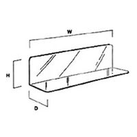 アオイ工芸 塩ビ 仕切板 1.5mm厚 300×150×75 586192 1ケース(50個(1個×50))（直送品）