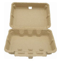 日本モウルド工業 弁当容器 パルボックス(大)茶 42032 1ケース(100個(1個×100))（直送品）