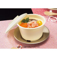リスパック バイオ 茶碗蒸し 蓋 ゴールド H10T855 1袋(50個)（直送品）