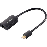 変換アダプター USBタイプC-HDMI 15cm AD-CHDMIQBK4 エレコム 1個（直送品）