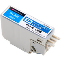 カラークリエーション エプソン（EPSON）用 互換インク CC-EKNIL-C シアン KNI-C-L互換 カニ 1個（直送品）