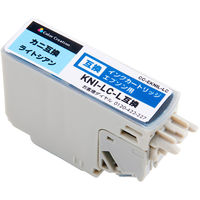 カラークリエーション エプソン（EPSON）用 互換インク CC-EKNIL-LC ライトシアン KNI-LC-L互換 カニ 1個（直送品）