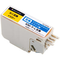 カラークリエーション エプソン（EPSON）用 互換インク CC-EKNIL-Y イエロー KNI-Y-L互換 カニ 1個（直送品）
