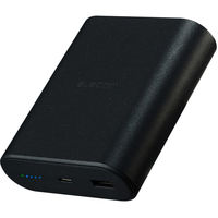 モバイルバッテリー 9000mAh PD 最大45W ナトリウムイオン ブラック DE-C55L-9000BK エレコム 1個（直送品）