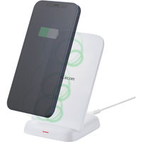 ワイヤレス充電器 Qi認証 充電スタンド 12W/10W/7.5W/5W 高速充電 ホワイト W-QS11WH エレコム 1個（直送品）