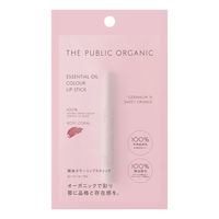 ザ パブリック オーガニック　精油カラーリップスティック　ロージーコーラル （フローラルシトラス調の香り） カラーズ