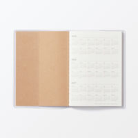 無印良品 日曜始まりマンスリースケジュール帳 ２０２５年１２月始まり Ａ６ 良品計画