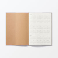 無印良品 月曜始まりマンスリースケジュール帳 ２０２５年１２月始まり Ａ５ 良品計画