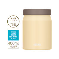 サーモス 真空断熱スープジャー 400mL フォギーイエロー JEF-400 FOY 1個 食洗機対応 保温保冷