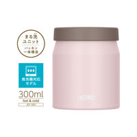 サーモス 真空断熱スープジャー 300mL ソフトピンク JEF-300 SFPK 1個 食洗機対応 保温保冷