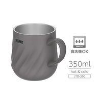 サーモス 真空断熱マグカップ 350mL ダークグレーJTD-350 DGY 1個 食洗機対応