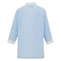 KAZEN コックシャツ ブルーストライプ SS 682-31 1枚（直送品）