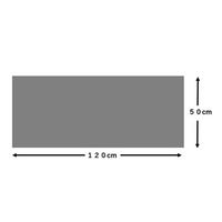 MISM レジマット 50x120cm グレー 1セット(1枚×5)（直送品）