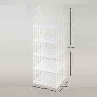 MISM 吊り下げラック レギュラー 5段 HR-R5 1セット(1個×8)（直送品）