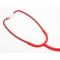 ケンツメディコ シングル聴診器(シングルタイプ 内バネ式)レッド 軽量 ベーシック 日本製 NO.110 1個（直送品）