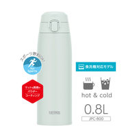 サーモス 真空断熱ケータイマグ 水筒 800mL フロスティホワイト JPC-800 FRWH 1個 食洗機対応 保温保冷