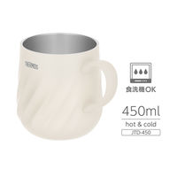 サーモス 真空断熱マグカップ 450mL アイボリー JTD-450 IV 1個 食洗機対応
