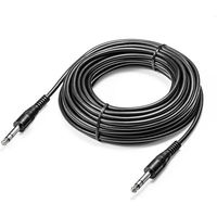 サンワサプライ 6.3mmステレオ標準プラグ(オスーオス)ケーブル (10m) MM-SPKB1-10 1個（わけあり品）