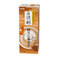 明治 辻利 ほうじ茶ラテ 200ml 1箱（24本入）