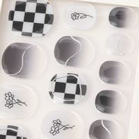 ジェルネイルシール　ジェルシール　030 ブラック LAKOLE/ラコレ