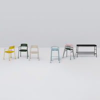 【組立設置込】コクヨ エニー チェアー スタックスツール 固定脚 背なし ホワイトブラウン K01-ZB80CZ-M1G2M11 1脚（直送品）