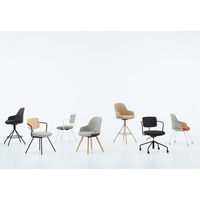 【組立設置込】コクヨ リーテ カジュアルチェアー 背合板 4本脚 木脚（ナチュラル） K16-D04CZ-ZE6DX1 1脚（直送品）