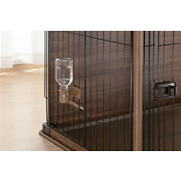 給水ボトル 犬用 猫用 マットブラウン 1個 アイリスオーヤマ