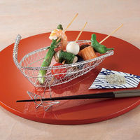 三宝産業 シルバー 和舟 21.5×7.8×H9(cm) 0295 0270 1個（直送品）