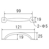 フジテックジャパン ペイハンドル ブラック 10個入 取手金具 家具対応 黒 1100100011101 1箱(10個入)（直送品）