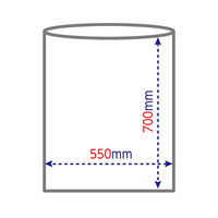 ゴミ袋 半透明 シュパックロール 普通 30L 10枚入 1パック 厚さ：0.012mm オルディ（わけあり品）