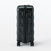 無印良品 バーを自由に調節できる ハードキャリーケース ３６Ｌ 黒 タテ５４×ヨコ３７×マチ２４ｃｍ 良品計画