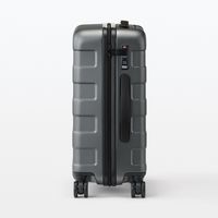 無印良品 バーを自由に調節できる ハードキャリーケース ３６Ｌ グレー タテ５４×ヨコ３７×マチ２４ｃｍ 良品計画