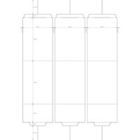 中川製作所 ラミフリー レーザープリンタ用紙 テーブルテント3面付 A3 100枚 UPLF07-100 1箱（100枚入）（わけあり品）