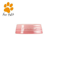 ル・クルーゼ フードボウル ペット用 犬 猫 食器 ペットボール SS ナチュラルピンク（わけあり品）