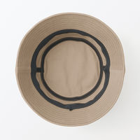 無印良品 ＵＶカットコットンツイル バケットハット ５６．５～５９ｃｍ ダークベージュ 良品計画